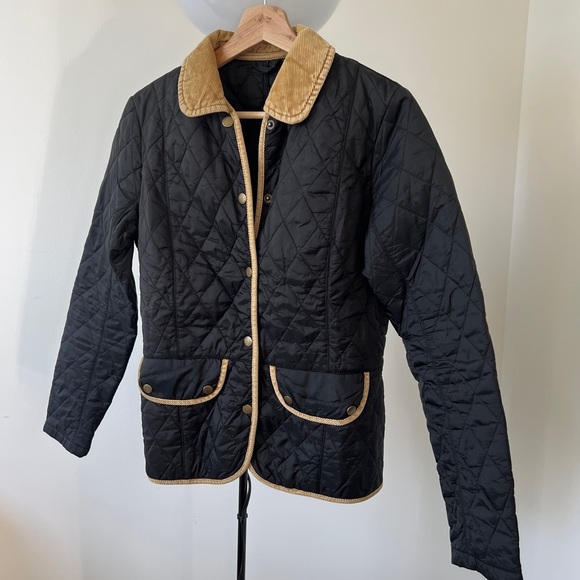 Ladies Barbour Jacket in Black and Gold - US Size 8 - Picture 2 of 8